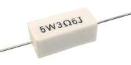 Rezystor mocy 5W ceramiczny 3,6 ohm - 5 sztuk