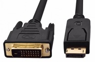 DisplayPort DVI-D Adaptérový kábel (24 + 1) 1.8m DP DVI