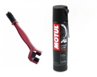 Смазка для цепи motul road 400ml+ щетка leoshi фото, цена