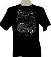 Футболка t-shirt z nadrukiem fana scania g420 фото, цена