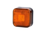 Боковой габарит крыла man f2000 оранжевая led фото, цена