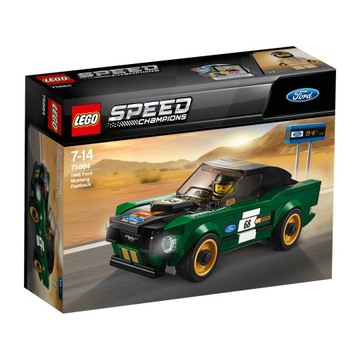 LEGO Speed ​​​​Champions 75884 Ford Mustang Fastback 1968 года выпуска