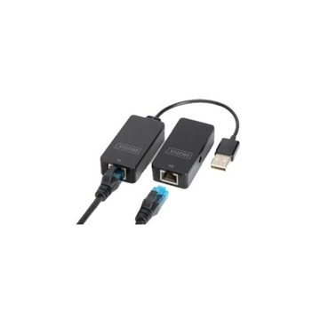 Digitus DA-70141 USB-удлинитель черный 50 м