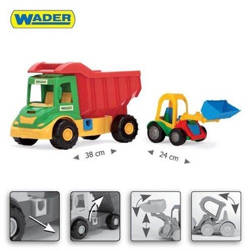 Мультигрузовик WADER 32210 с багги-бульдозером