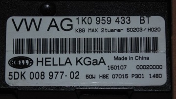 MODUŁ KOMFORTU 1K0959433BT SEAT ALTEA VW