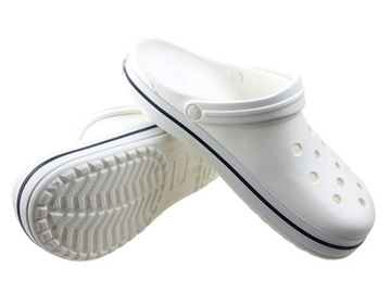 Шлепанцы Crocs Crocband 11016 белые M10 43/44