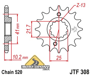 Комплект привода Honda NX 650 95-01 Цепь Dominator DiD + звездочки