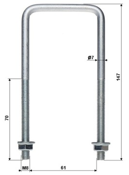 КИБАНТ CYB-60/M8X140