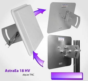 Мощная клиентская антенна Astraea 18dBi + кабель длиной 5 м