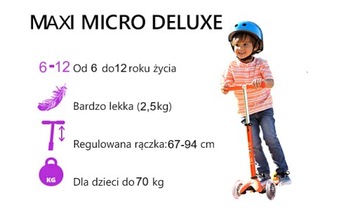 Самокат трехколесный Micro Maxi Deluxe 5+ MMD019