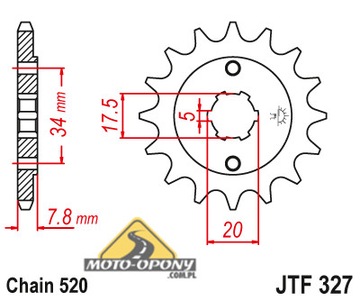 Комплект привода Honda XR 250R 90-95 S Усиленный.