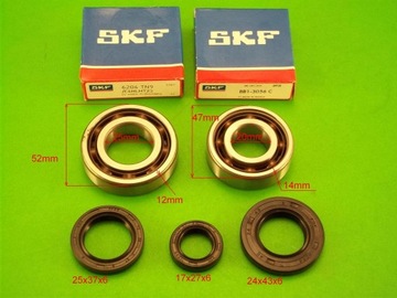 Подшипники вала SKF SUZUKI AP Estilete 50 Aprilia SR DITECH Morini 200-2003