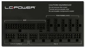 Модульный блок питания LC-Power Platinum ATX 80+ мощностью 1000 Вт