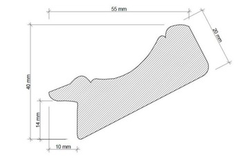 Необработанные деревянные рамы, разные размеры 40x50BUNET.