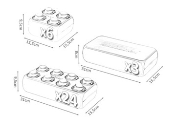 Marioinex МЕГА БЛОКИ, КИРПИЧ, ПОЛЬСКИЙ ПРОДУКТ