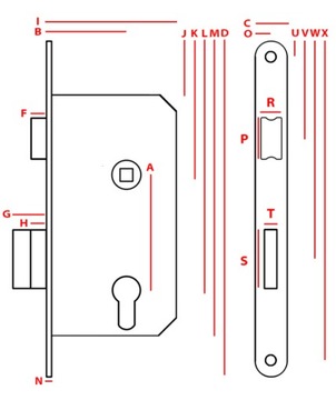 BODA FAB LOCK 72/55 КЛЮЧ ТУАЛЕТНАЯ ВСТАВКА