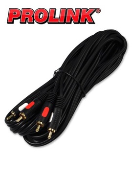 КАБЕЛЬ 2 RCA — 2 x RCA АУДИО CINCH GOLD PROLINK CLASSIC CL427 5 м