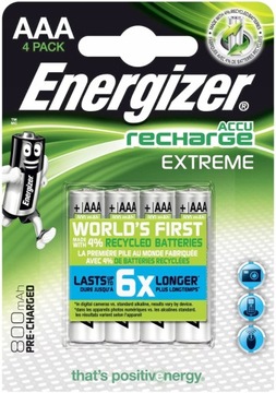 Akumulator Energizer Power Plus, AAA, HR03, 4 sztu