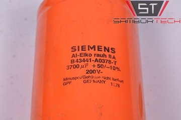 Конденсатор Siemens 3700uF B43441-A0378-T 200VDC