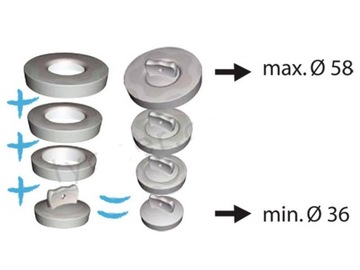 Универсальная пробка для умывальника, раковины, ванны и душевого поддона.