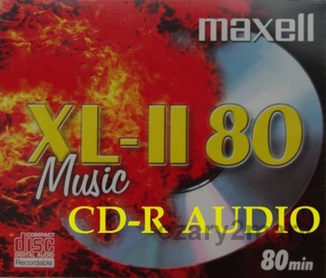 Maxell Music XL-II 80 CD-R Audio 10шт. Конверт для компакт-дисков