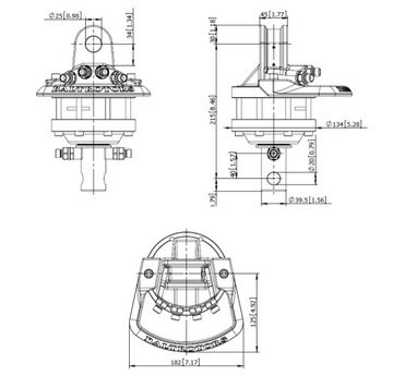 ГИДРАВЛИЧЕСКИЙ РОТАТОР GR10 1/4 1000 КГ BALTROTORS