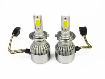 H7 LED COB SET 72Вт 8000 лм Лампы ДЕНЬ/НОЧЬ