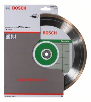 ДИСК BOSCH АЛМАЗНЫЙ 250x25,4 ПОЛНАЯ КЕРАМИКА