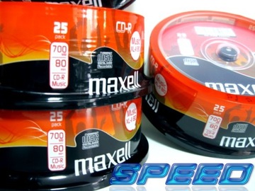 MAXELL музыкальные компакт-диски CD-R 80 мин AUDIO 25 шт.