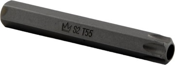 БИТА TORX T55 x 75 мм S2 с ОТВЕРСТИЕМ