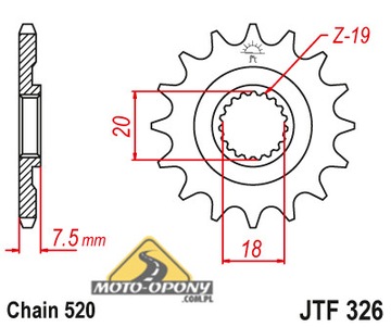 Комплект привода Honda CR 125 87-99 Усиленный.