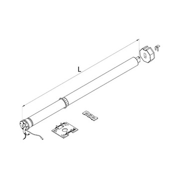 Двигатель ALUPROF DM35R 6NM/28 SPEED РАДИО