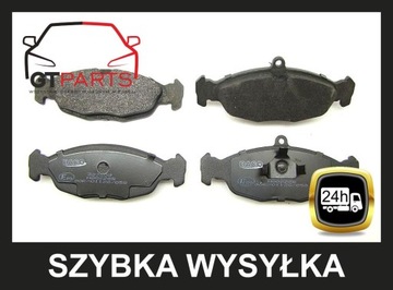 Tarcze x2 + klocki PRZÓD Opel ASTRA F VECTRA LANOS NEXIA