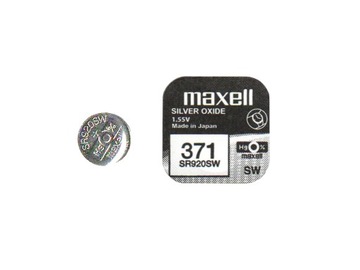 Bateria Srebrowa Maxell 371 SR920SW SR69 6szt.