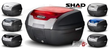 ВЕРХНИЙ КЕЙС ДЛЯ ДВУХ ШЛЕМОВ SHAD SH40 С ПЛАСТИНКОЙ