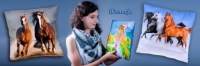 ПОДУШКА 40х40 НАВУШКА JASIEK DECO FIRE HORSE 24