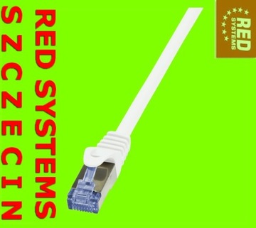 CAT6A белый акриловый сетевой кабель 50 м RJ45 кат. 6a