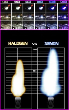 КСЕНОН H7 BURN 4300K ​​5000K 6000K 8000K 10000 +LED