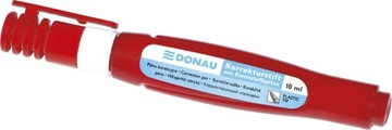 KOREKTOR W PIÓRZE DONAU Z PLASTIKOWĄ KOŃCÓWKĄ 10ML