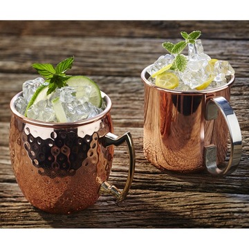 Медная кружка для пивных напитков Moscow Mule, 0,5л