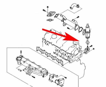 043 Заглушка EGR HYUNDAI KIA 2.0 CRDI 140KM