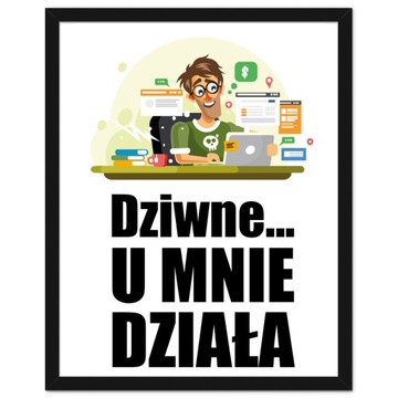 ПОСТЕР в рамке Подарок для IT-специалиста, КАЧЕСТВЕННЫЙ!