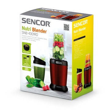 Блендер Nutri Smoothie Sencor SNB4301RD 1000 Вт HIT