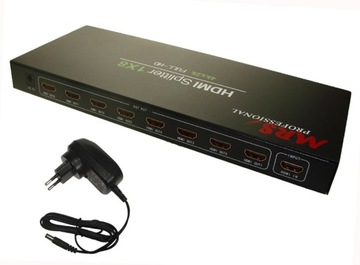 ROZGAŁĘŹNIK SPLITTER HDMI 1x8 MRS 4K 1.4
