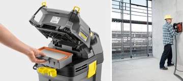 KARCHER NT 30/1 TACT L ПРОМЫШЛЕННЫЙ ПЫЛЕСОС СУХОЙ ВЛАЖНОЙ НАСАДКОЙ