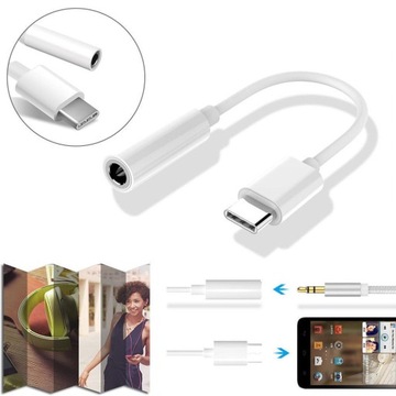 ADAPTER SŁUCHAWEK PRZEJŚCIÓWKA JACK 3.5mm USB-C