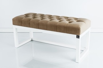 75 Producent Ławka Pikowana Cappuccino EMRA WOOD