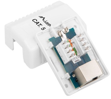 SOCKET SOCKET Интернет Сеть для поверхностного монтажа Одиночный RJ45 FTP CAT 5E