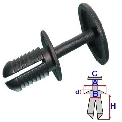 НАКРЫТКА ОБИВКИ ДЛЯ FORD H60118