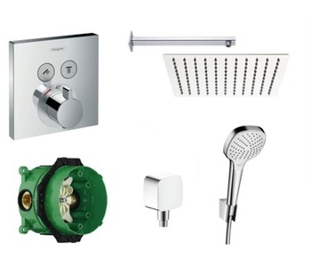 Hansgrohe ShowerSelect + комплект термостата 25 см